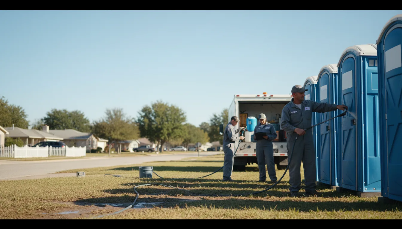 Long-Term Portable Toilet Rental in College Station, TX near me